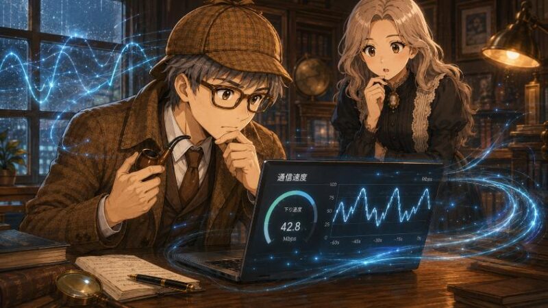 3. 第二の手がかり 通信速度は一定ではなかった