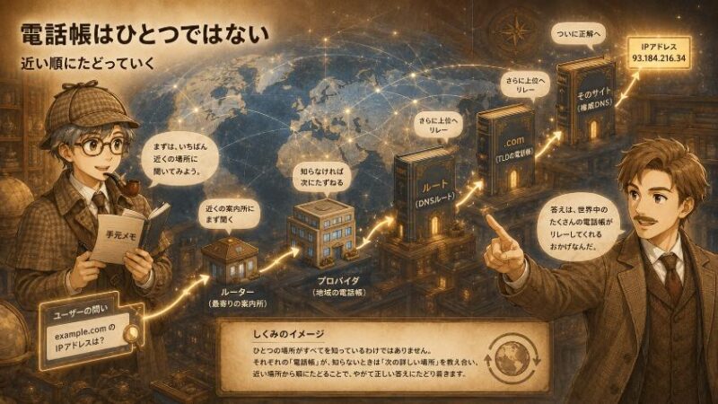 4. 番号案内はひとつじゃない 世界を分担する電話帳のリレー